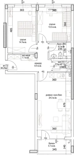 Апартамент Г32 1